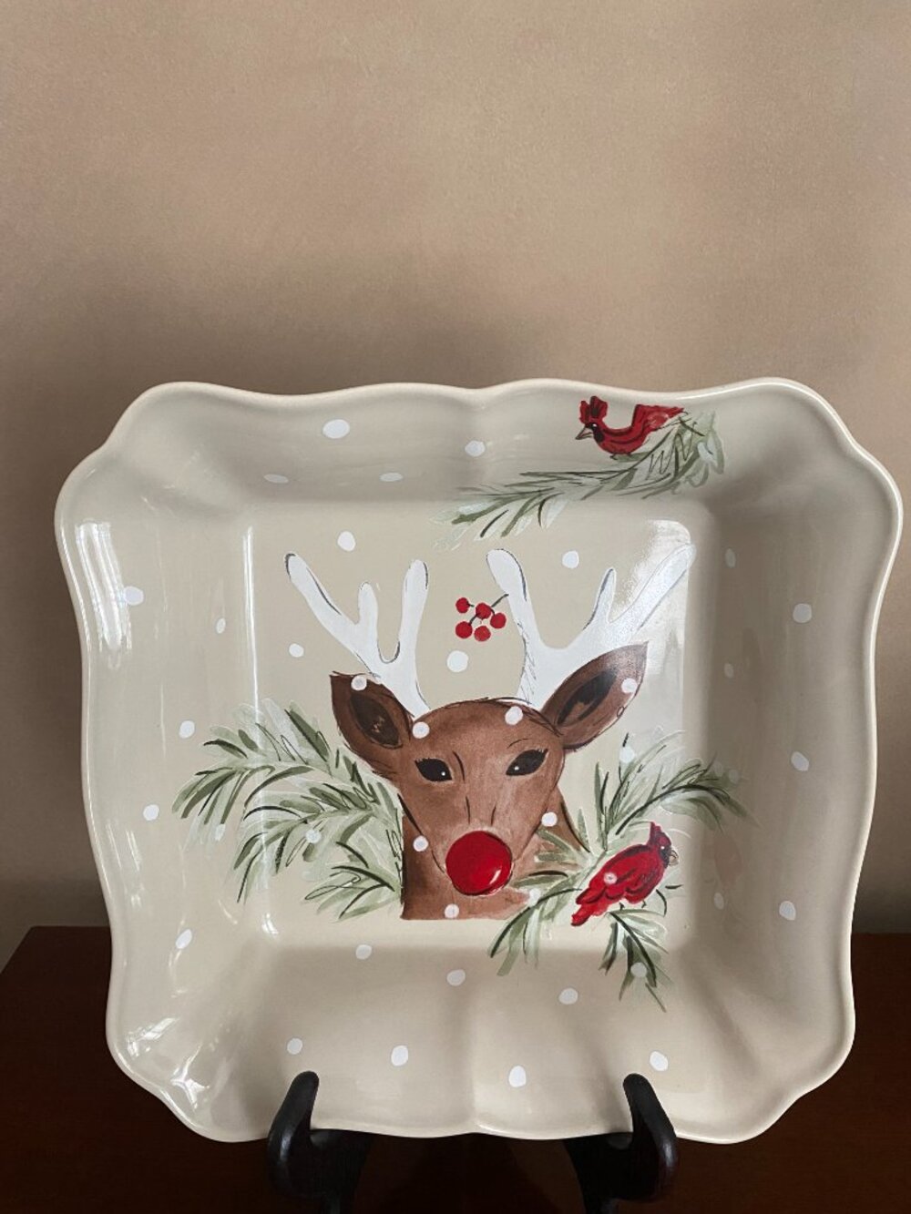 Casafina Casa Stone Baker Square Deer Friends